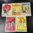 Lot of 5 Rand McNally Wizard of Oz Books L. Frank Baum Paperback Land Of Oz