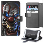 Dark Horror Clown Cigar PU Leather Wallet Phone Case;Flip Case;Cover