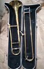 Blessing Scholastic Tenor Trombone, Case & Mouthpiece. Made in USA. Acceptable.