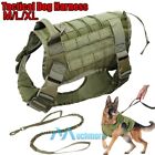 Tactical Dog Harness with Handle No-pull Military Dog Vest & Leash Working Dog