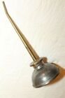 Vintage 5 Inches Tall Tiny / Miniature Metal Oil Can Dispenser Thumb Oiler