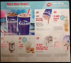 New ListingNEW 🍦DAIRY QUEEN COUPONS LOT DQ Ice Cream Blizzard Fast Food Restaurant 5/23/24