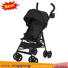 Baby Lightweight Infant Stroller Compact 3 Point Safety Harness with Sun Canopy