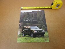 1995 Jeep ORIVIS Grand Cherokee sales brochure 4 pg folder ORIGINAL literature