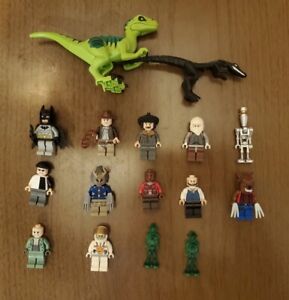 LEGO Minifigure Lot - 16 Figures - Star Wars, Marvel, Batman, Harry Potter