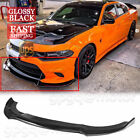 For Dodge Charger 15-23 SRT Style Glossy Black Front Bumper Splitter Spoiler Lip (For: 2015 Dodge Charger)