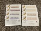 Lot of 8 Color Street Nail Polish Strips Glitter Purple Pink See names in photo