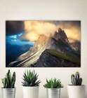 Dolomites art of Seceda | The Alps Mountain Pictures, Northern Italy Home Decor