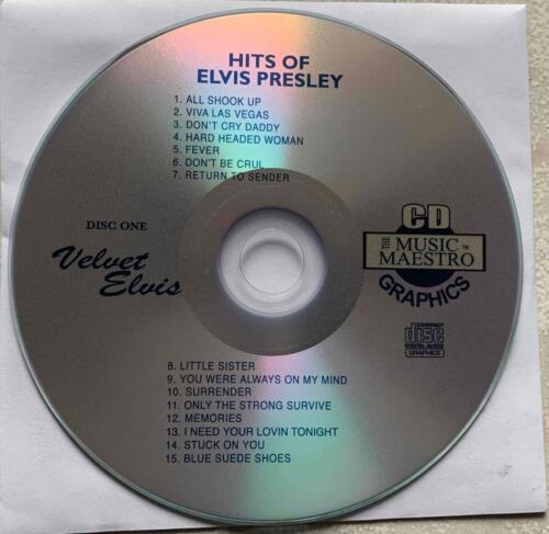 ELVIS PRESLEY KARAOKE CDG HITS OF THE KING VOL 1 MUSIC COLLECTION CD+G SONGS
