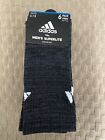 Adidas Men's Crew Socks 6 Pack 6-12 Black Aeroready Superlite