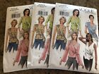 🌹VOGUE #V7876 - LADIES ( 5 STYLE ) FRONT WRAP TOP PATTERN 6-10/12-16/18-22 FF
