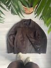 Vintage GAP Brown Leather Jacket Medium