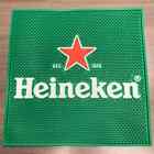 Brand New Heineken Beer Green Rubber Bar Drying Mat Man cave Gift 16.75