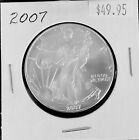 2007 American Silver Eagle BU 1 Oz Coin US $1 Dollar Mint Brilliant Uncirculated