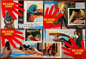 8 Posters Italian Eugenie Of Sade 2000 Soledad Miranda Jess Franco 18 1/2x26in