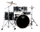 Mapex Venus 5 Piece Rock Complete Drum Set - Black Galaxy Sparkle - Used