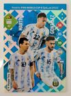 Road to FIFA World Cup 2022 Argentina Power Trio Foil card inc Lionel Messi