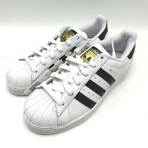 Adidas Originals Superstar J White Black Youth shoes FU7712 sz 3.5-7