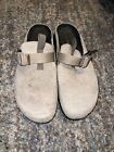 Chaco Paonia Men's Size 13 Suede Slide Clog Ivory ￼Worn Once