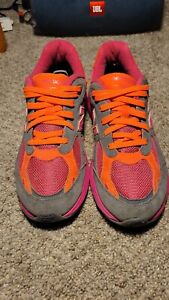 New Balance 990 Sneakers Shoes Women's 7 Pink Gray Orange
