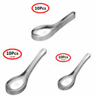10Pcs Rice Soup Spoon Kitchen Cutlery Serving Utensil w/Long Handle Flatwares