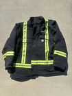 Mens FR Carhartt Reflective Work Coat Jacket BLACK Flame Resistant #14806 3XL