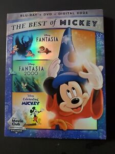 New ListingTHE BEST OF MICKY, 3-MOVIE COLLECTION, BLU-RAY + DVD,  MOVIE CLUB EXCLUSIVE,