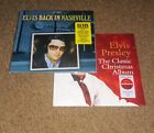 ELVIS - Back In Nashville 2LP Set, Classic Christmas LP White Vinyl, Both Sealed