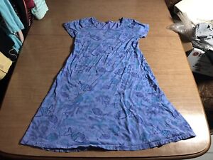 Fresh Produce Dress Size S Small Blue and Teal