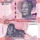 SOUTH AFRICA / SOUTH AFRICA 50 Rand 2023 Unc P. 150 6880# cashier fresh..