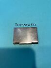 Tiffany & Co sterling silver stamp case box rare 925 1970 engine turned pattern