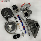 T3/T4 Turbo +Manifold +Wastegate for 88-00 Honda CRX D15/D16 D-SERIES
