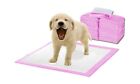 100 Pet Pads for Dogs Ultra-Absorbent Puppy Training Underpad Scented Pink Small