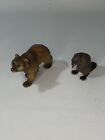 PAPO lot of 2 Grizzly Bear #50005 2005 & Beaver #50110 2010 PVC Animal Figures