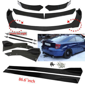 For Toyota Celica  Front Bumper Spoiler Body Kit /Side Skirt /Rear Lip/Strut Rod