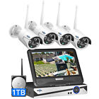 Hiseeu WIFI Wireless Security Camera System Audio 10CH NVR 3MP CCTV Kit Lot