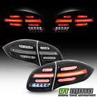 2011-2014 Porsche Cayenne 958 Black Full LED Sequential Signal Tail Lights Lamps (For: 2012 Porsche Cayenne S)