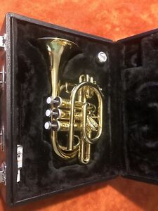 Jupiter Pocket Trumpet JPT-710 Used with Case
