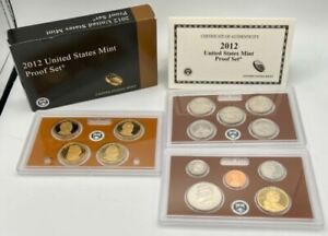 2012-S Proof Set United States US Mint / Box & COA