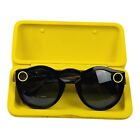 Spectacles 1 - Snapchat HD Camera Sunglasses Black. (No Charging Cord)