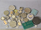Assorted Watch Parts Metal Storage Tin Lot #4 Stash Boxes Watchmaker Bench Tool
