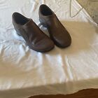 MERRELL Spire Stretch Brown Leather Women’s Slip On Comfort Loafers Size 8