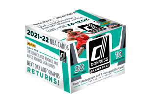 2021-22 Panini Donruss NBA Basketball Factory Sealed Hobby Box 300 Cards!