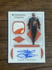 2021 National Treasures Tony Stewart 2 Color Patch On Card Auto 1/5
