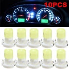 White T3 Neo Wedge Car LED Bulb Cluster Instrument Dash Climate Base Light Parts