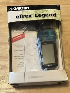 Garmin eTrex Legend Handheld Blue Satellite Navigation System With Box