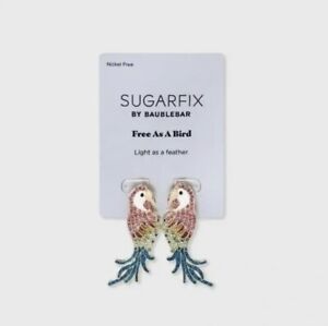 Parrot  Earrings by Sugarfix Baublebar earrings Free as a Bird parrot