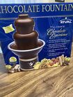 Vintage RIVAL Chocolate Fountain 3 Tier CFF5 2005 21 Inches 3-5lbs  NEW OPEN BOX