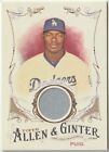 2016 Topps Allen and Ginter Relics #FSRBYP Yasiel Puig Game Used Jersey Dodgers