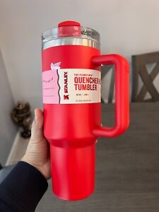Stanley 40oz Quencher H2.0 Valentine Tumbler Target Red SAME DAY Shipping